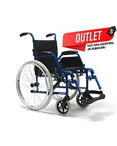 Bobby de 24 inch zelfrijder rolstoel Vermeiren