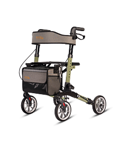Rollator excel 3-motion, sage green, groen