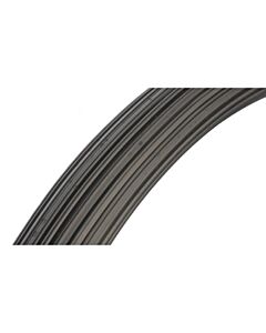 Hoepelovertrek zwart geribt 22 inch