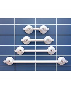 Mobiele wandbeugel met zuignappen en veiligheidsindicator