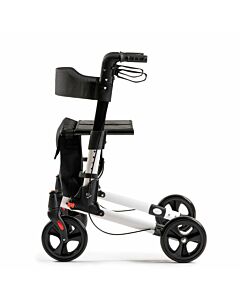 Double rollator in de kleur wit