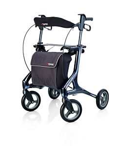 Topro rollator Pegasus cabon een stijlvolle lichtgewicht design rollator.