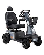 Excel Galaxy Plus EVO 4 Thunder Grey zij en voorkant scootmobiel